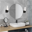 Livex Lighting Aero 1-Light Twist Lock Metal Single Sconce in Black