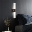 Livex Lighting Aero 2-Light Twist Lock Metal ADA Vanity Sconce in Bronze