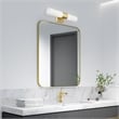 Livex Lighting Aero 2-Light Twist Lock Metal Vanity Lighting in Satin Brass