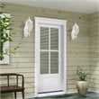 Livex Lighting Frontenac 3-Light Metal Outdoor Wall Lantern in Textured White