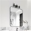 Livex Lighting Copenhagen 3-Light Metal Bath Vanity Sconce in Black