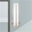 Livex Lighting Visby 8W LED Contemporary Metal ADA Wall Sconce in Brushed Nickel