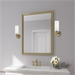 Livex Lighting Aero 1-Light Glass/Metal Single Sconce in Antique Brass