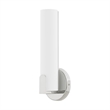 Livex Lighting Lund 8W LED Contemporary Metal ADA Wall Sconce in Polished Chrome