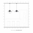 Livex Lighting 1-Light Transitional Metal Single Pendant in Black