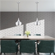 Livex Lighting Waldorf 1-Light Metal Single Pendant in Brushed Aluminum