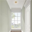 Livex Lighting Utopia 4-Light Mid-Century Metal Ceiling Mount in Satin Brass