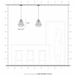 Livex Lighting Knox 1-Light Farmhouse Metal Single Pendant in Antique Brass