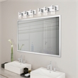 Livex Lighting Zurich 3-Light Metal Bath Vanity Lighting in Polished Chrome