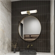 Livex Lighting Lindale 2-Light Metal/Glass Vanity ADA Sconce in Antique Brass