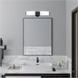 Livex Lighting Lindale 2-Light Metal/Glass Vanity ADA Sconce in Black