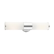 Livex Lighting Lindale 2-Light Metal/Glass Vanity ADA Sconce in Polished Chrome