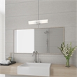 Livex Lighting Lindale 2-Light Metal/Glass Vanity ADA Sconce in Brushed Nickel