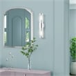 Livex Lighting Banca 2-Light Metal & Glass ADA Vanity Sconce in Polished Chrome