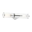Livex Lighting Banca 2-Light Metal & Glass ADA Vanity Sconce in Polished Chrome