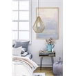 Livex Lighting Linz 1-Light Farmhouse Metal Single Pendant in Antique Brass