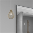 Livex Lighting Linz 1-Light Farmhouse Metal Single Pendant in Antique Brass