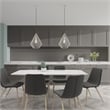 Livex Lighting Linz 1-Light Farmhouse Metal Single Pendant in Brushed Nickel