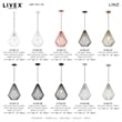 Livex Lighting Linz 1-Light Farmhouse Metal Single Pendant in Brushed Nickel