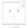 Livex Lighting Estate 1-Light Contemporary Metal Wall Sconce in Bronze