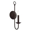 Livex Lighting Estate 1-Light Contemporary Metal Wall Sconce in Bronze