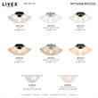 Livex Lighting Wynnewood 3-Light Contemporary Metal Flush Mount in Satin Nickel