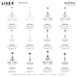 Livex Lighting Alessia 5-Light Contemporary Metal Chandelier in Antique White