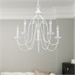 Livex Lighting Alessia 5-Light Contemporary Metal Chandelier in Antique White