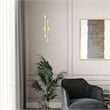 Livex Lighting Soho 4-Light Modern Metal ADA Wall Sconce in Satin Brass