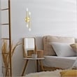Livex Lighting Soho 4-Light Modern Metal ADA Wall Sconce in Satin Brass