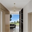 Livex Lighting Devone 3-Light Metal Convertible Lantern in Antique Brass