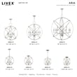 Livex Lighting Aria 5-Light Transitional Metal Chandelier in Brushed Nickel