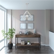 Livex Lighting Prism 5-Light Contemporary Metal Chandelier in Brushed Nickel
