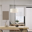 Livex Lighting Blossom 3-Light Modern Metal Drum Pendant in English Bronze