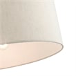 Livex Lighting Blossom 3-Light Modern Metal Drum Pendant in English Bronze