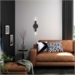 Livex Lighting Copenhagen 2-Light Metal ADA Wall Sconce in Black