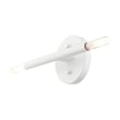 Livex Lighting Copenhagen 2-Light Mid-Century Metal Sconce in White