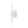 Livex Lighting Copenhagen 2-Light Mid-Century Metal Sconce in White