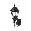 Livex Lighting Hamilton 3-Light Metal Outdoor Wall Lantern in Textured Black
