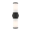 Livex Lighting Norfolk 2-Light Metal Outdoor Wall Lantern in Textured Black