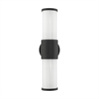 Livex Lighting Norfolk 2-Light Metal Outdoor Wall Lantern in Textured Black