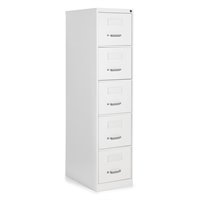 Global 5 Drawer Letter Size Vertical Lock Metal File Cabinet In Light Gray 25 501 Lgr