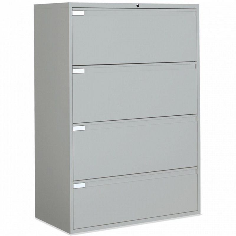 Global Office 9300 Plus 4 Drawer 42, Global 4 Drawer Lateral File Cabinet