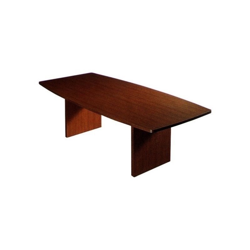 Global Total Office Boat Shaped 6' Conference Table with Slab Base