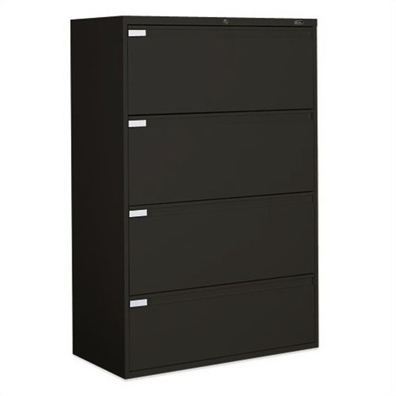 global office 9300p 4 drawer lateral metal file storage cabinet