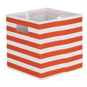 DII Polyester Cube Stripe Spice Square 13x13x13