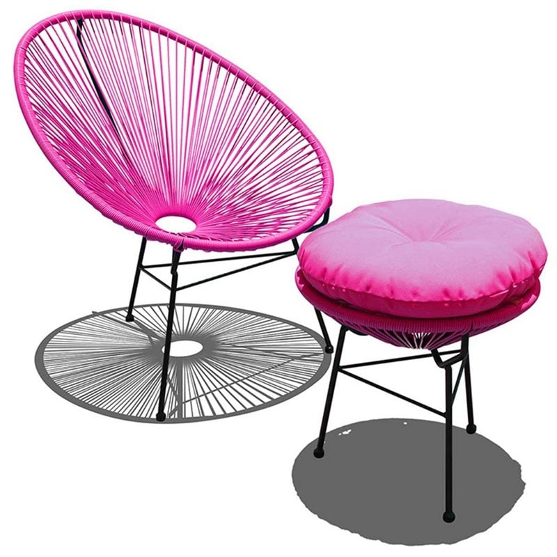 pink bistro set asda