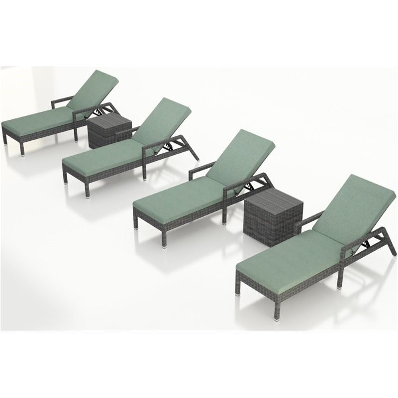 Harmonia Living District 6 Piece Patio Lounge Set in Canvas Spa