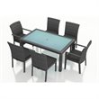Harmonia Living District 7 Piece Patio Dining Set in Canvas Charcoal