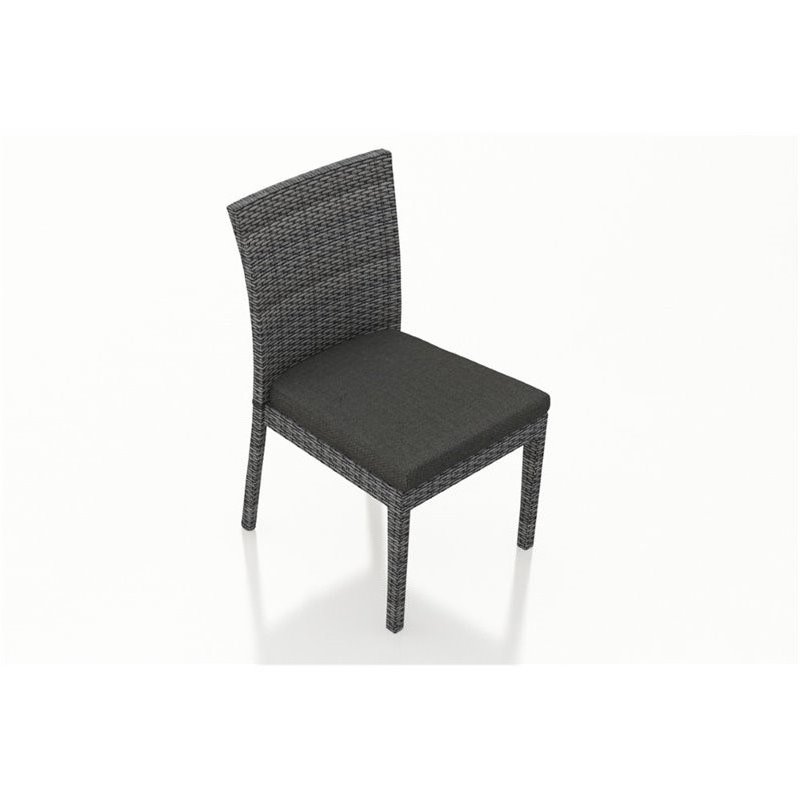 Harmonia Living District Patio Dining Chair in Charcoal